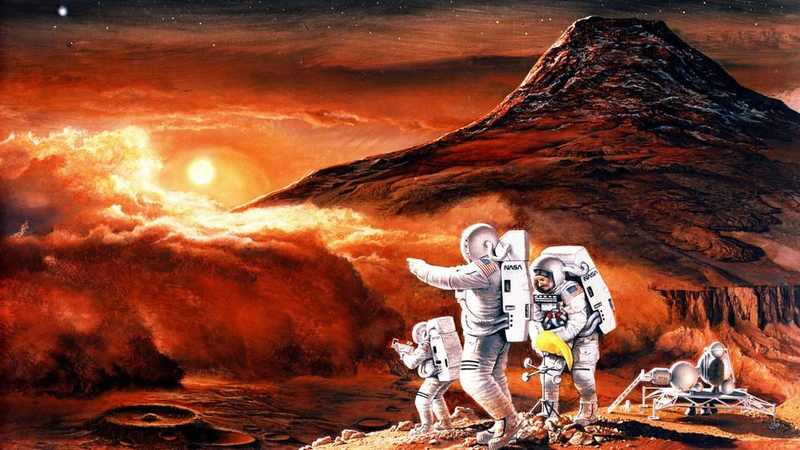 Illustration for article titled Sueños marcianos, o cómo imaginó la NASA los viajes tripulados a Marte